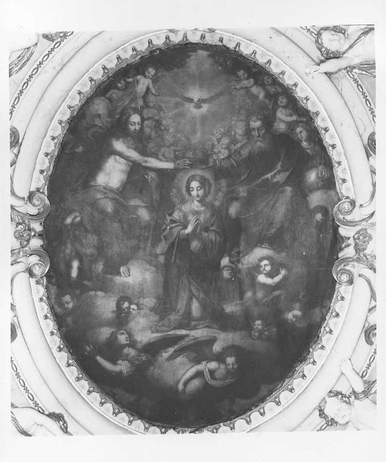 storie della vita della Madonna (decorazione pittorica, ciclo) di Urbinelli Giovanni Battista, Patanazzi Alfonso, Bertucci Porrino (seconda metà sec. XVII)