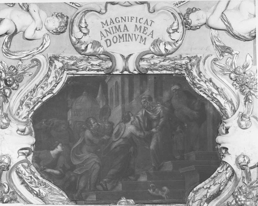 visitazione (dipinto, elemento d'insieme) di Patanazzi Alfonso (seconda metà sec. XVII)