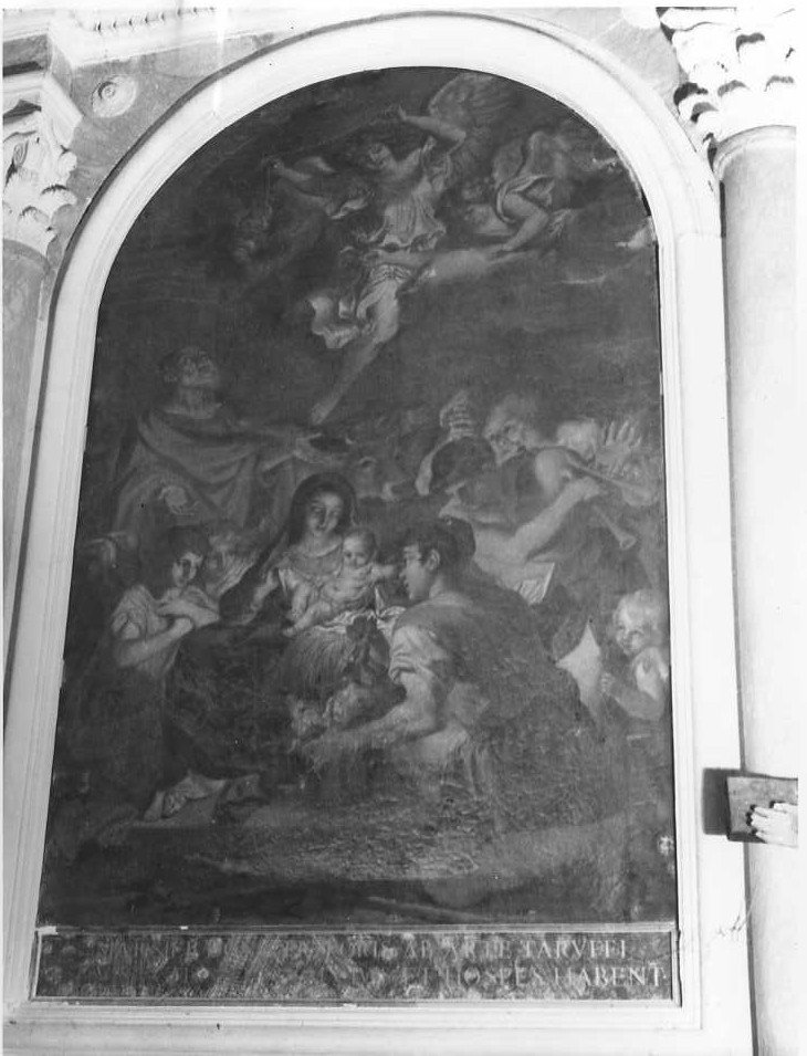 natività di Gesù (dipinto) di Taruffi Emilio (sec. XVII)