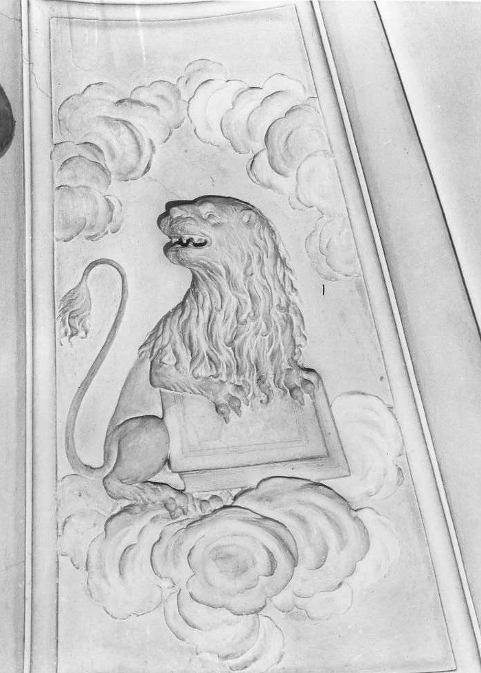simbolo di San Marco: leone (rilievo, elemento d'insieme) di Rondelli Francesco Antonio (sec. XVIII)