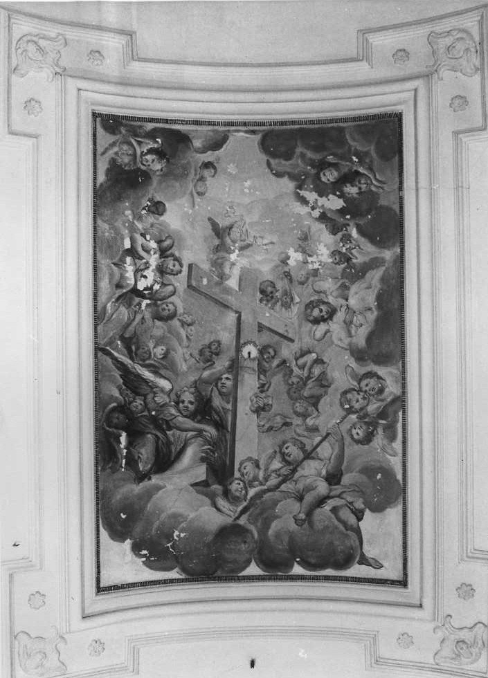 gloria della croce (dipinto) - ambito marchigiano (sec. XVIII)