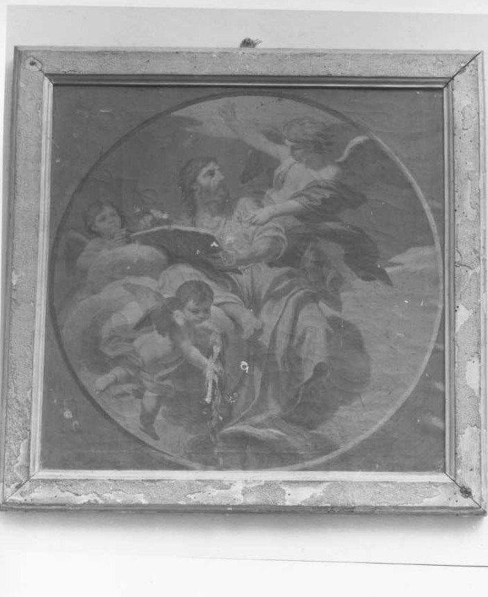 San Matteo Evangelista (dipinto) di Corvi Domenico (sec. XVIII)