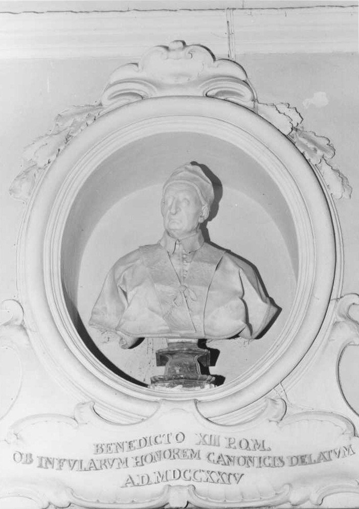busto ritratto di papa Benedetto XIII (busto) - bottega romana (sec. XVIII)