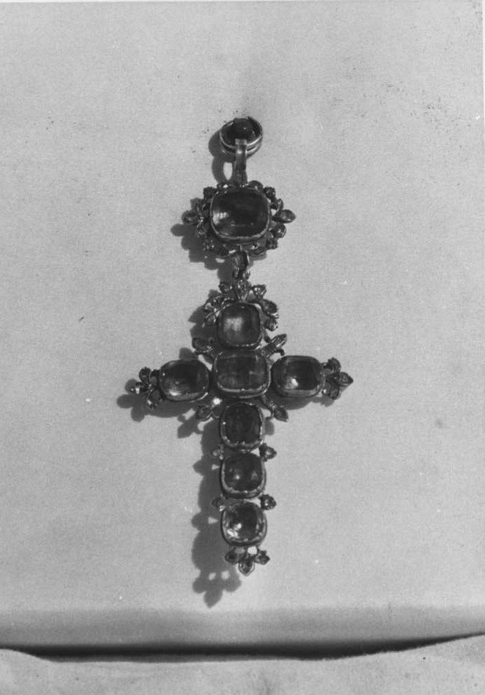 croce, elemento d'insieme - bottega marchigiana (secc. XVIII/ XIX)