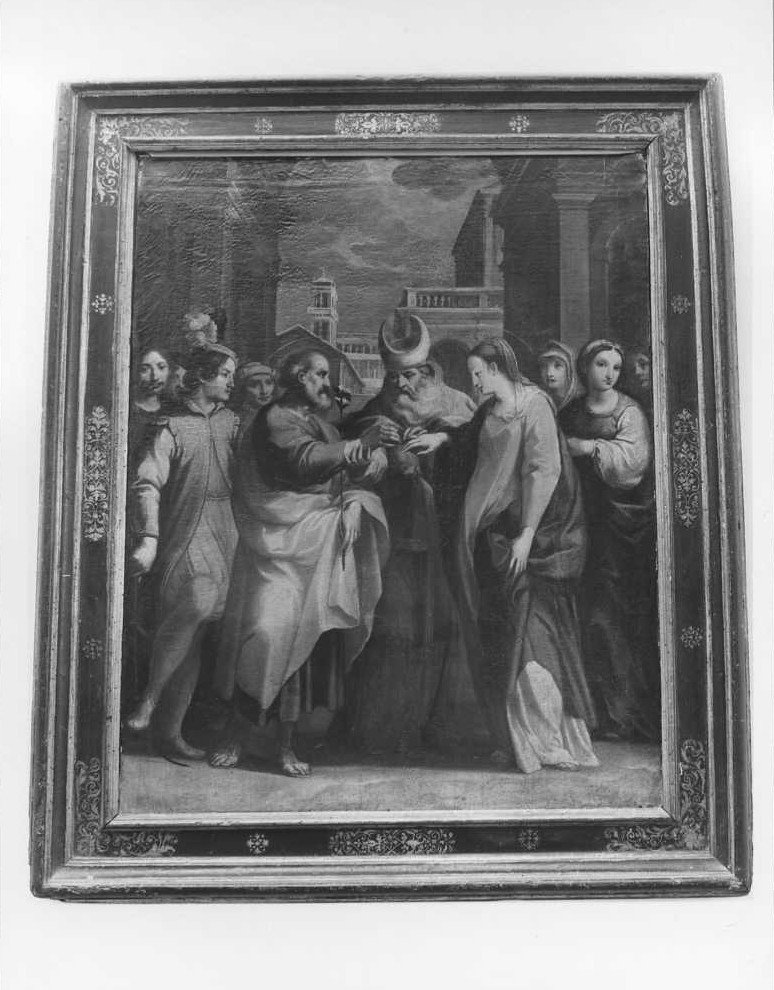 Sposalizio di Maria Vergine (dipinto) di Cialdieri Girolamo di Bartolomeo (sec. XVII)