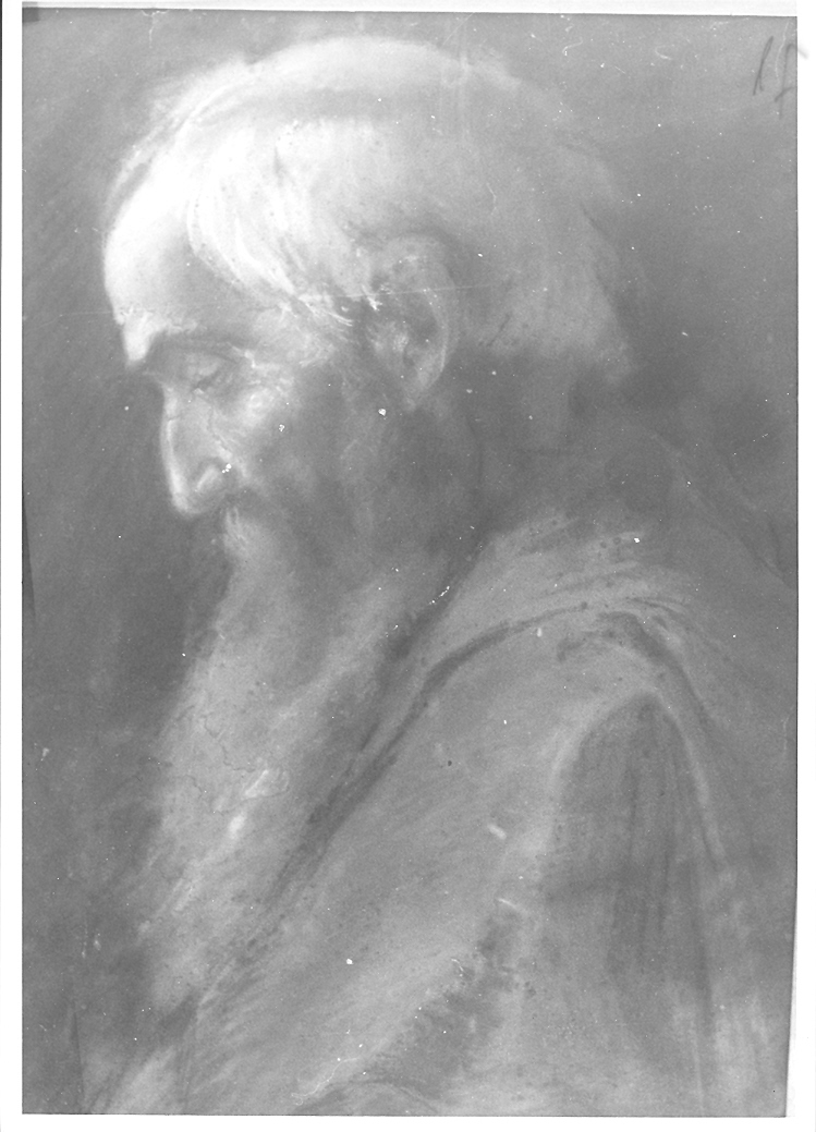 figura di vecchio (dipinto) di Michetti Francesco Paolo (attribuito) (fine/inizio secc. XIX/ XX)