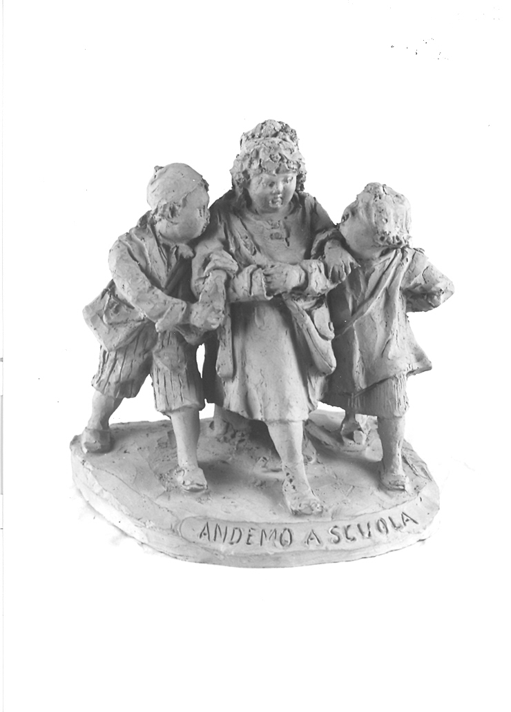 figure di bambini (scultura) di Michieli Giuseppe (inizio sec. XX)