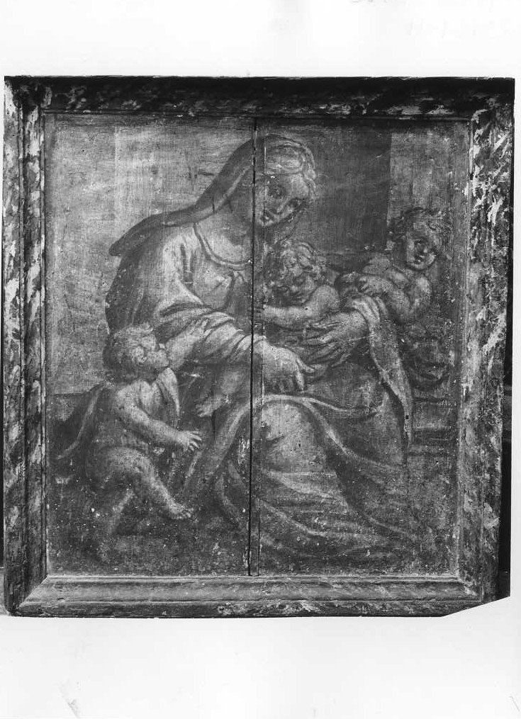 Carità (dipinto) di Dolci Lucio (sec. XVI)