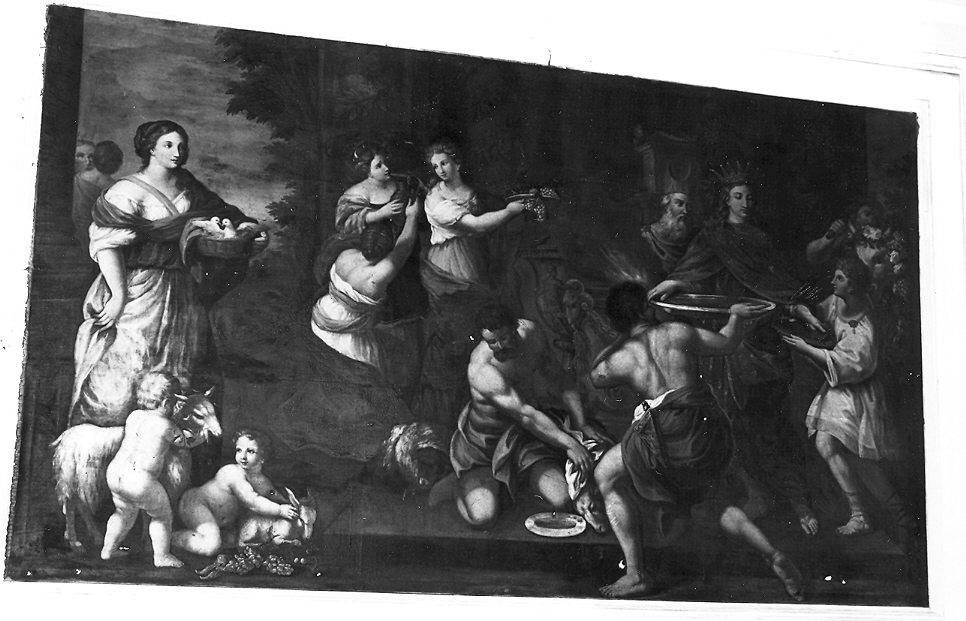 Giuditta con la testa di Oloferne (dipinto) di Valeri Domenico Luigi (attribuito) (sec. XVIII)