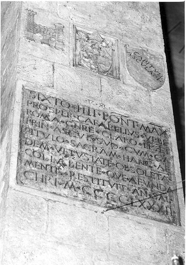 lapide commemorativa - bottega lombarda (sec. XV)