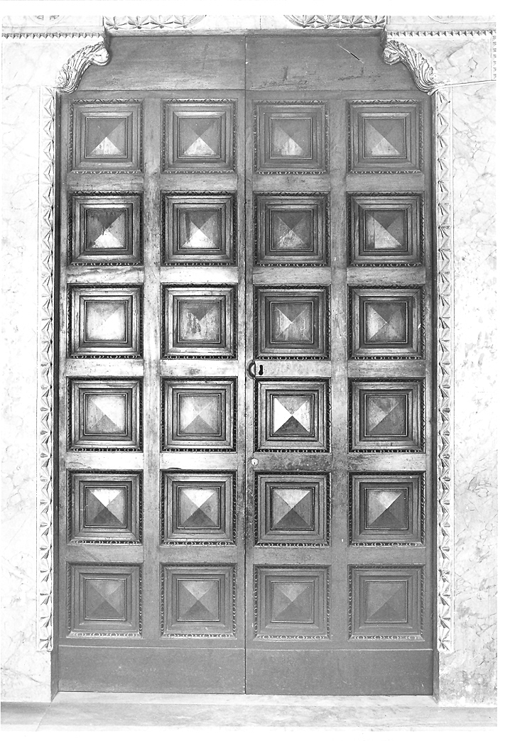 porta - a due battenti, coppia - bottega marchigiana (sec. XIX)