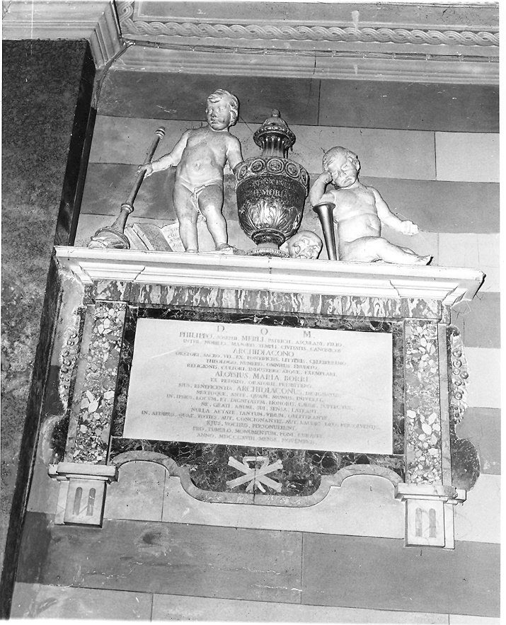 monumento funebre - bottega marchigiana (sec. XIX)