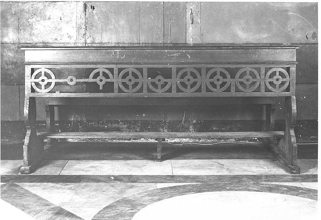 inginocchiatoio, serie - bottega marchigiana (sec. XIX)