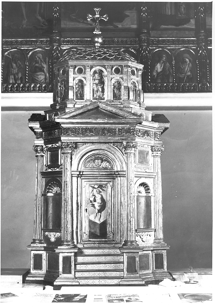 tabernacolo - a tempietto di Bonfini Desiderio (sec. XVI)