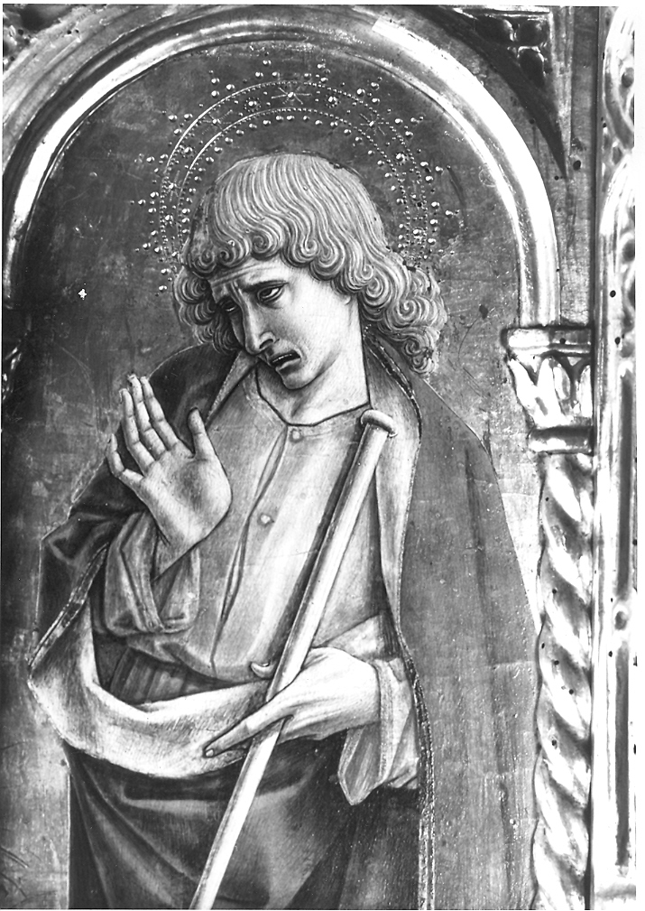 San Giacomo apostolo (dipinto, elemento d'insieme) di Crivelli Carlo (sec. XV)