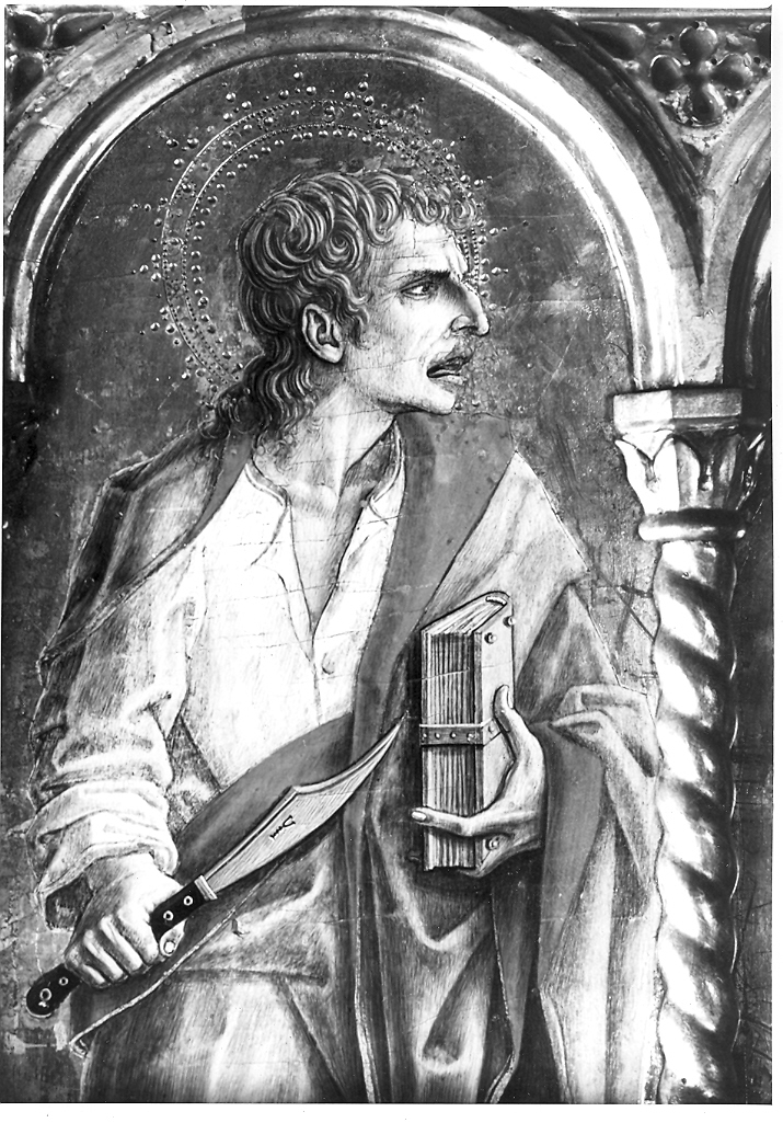 San Bartolomeo (dipinto, elemento d'insieme) di Crivelli Carlo (sec. XV)