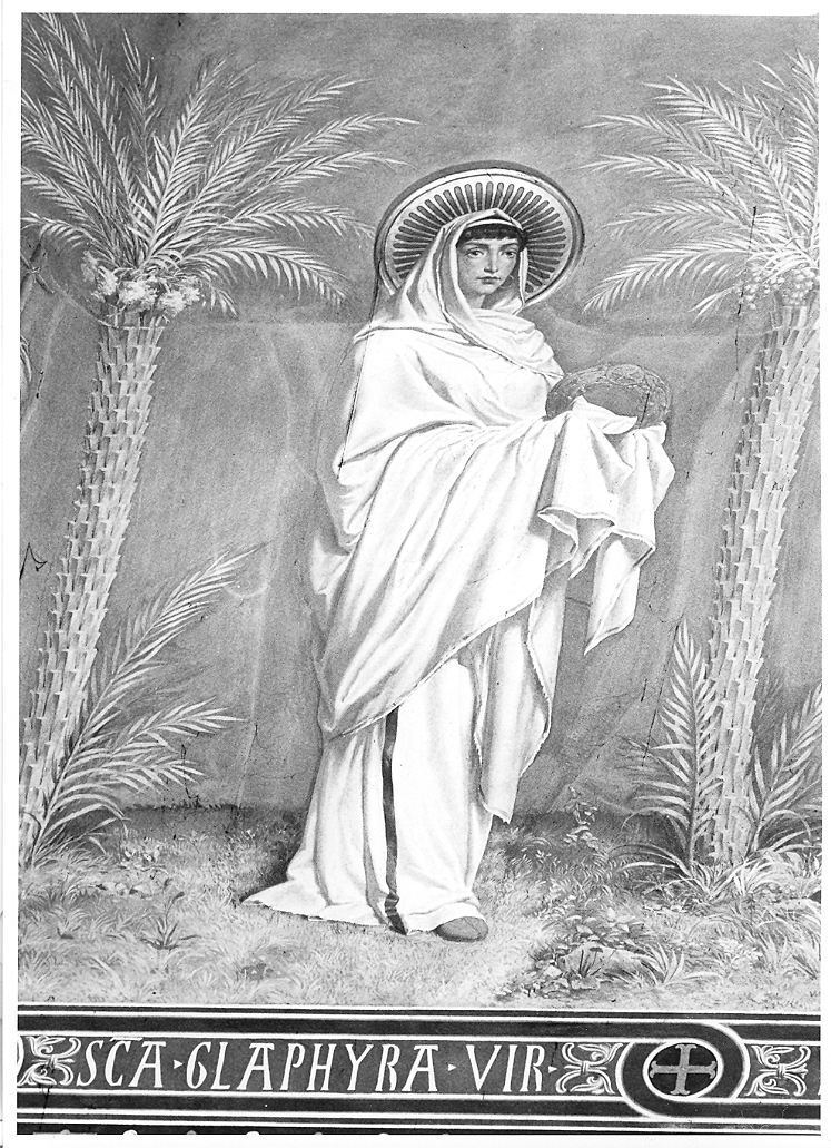 Santa Glafira martire (dipinto) di Mariani Cesare (sec. XIX)