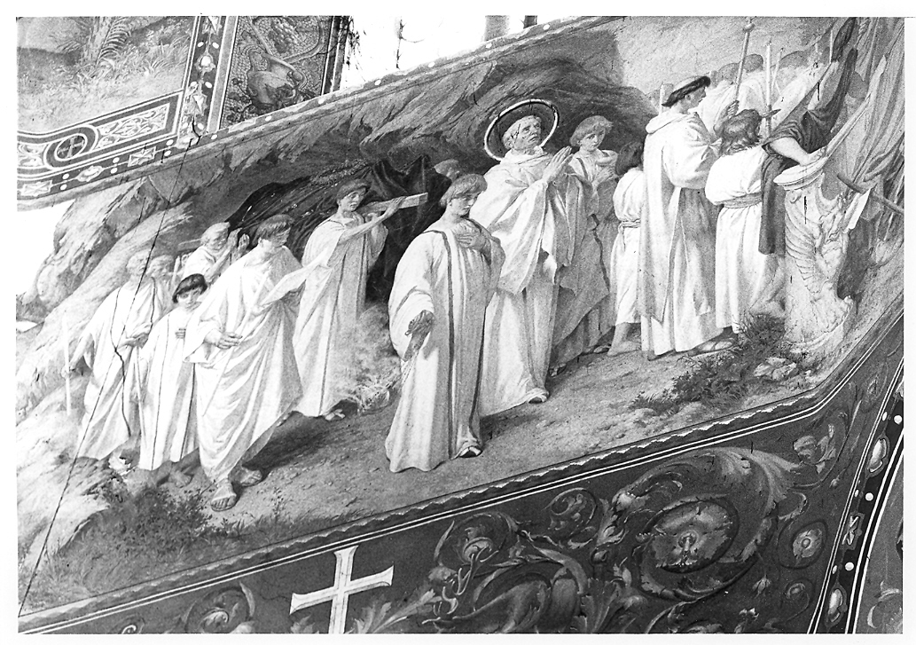 trasporto di Sant'Emidio (dipinto) di Mariani Cesare (sec. XIX)