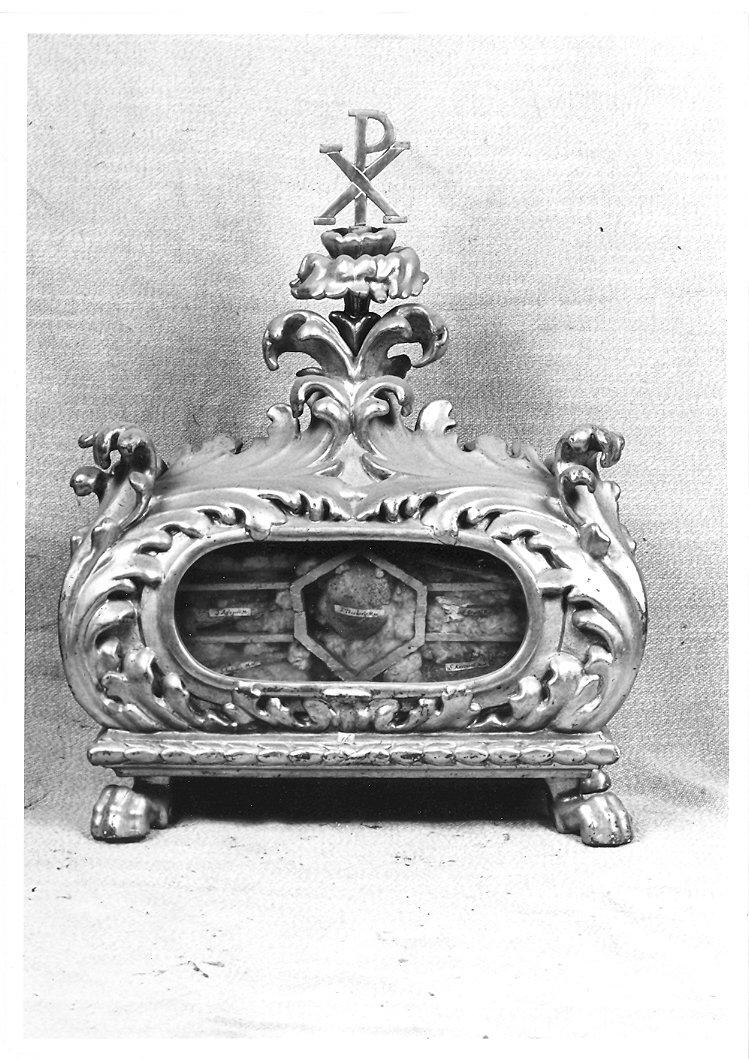 custodia - di reliquiario - bottega marchigiana (fine/inizio secc. XVIII/ XIX)