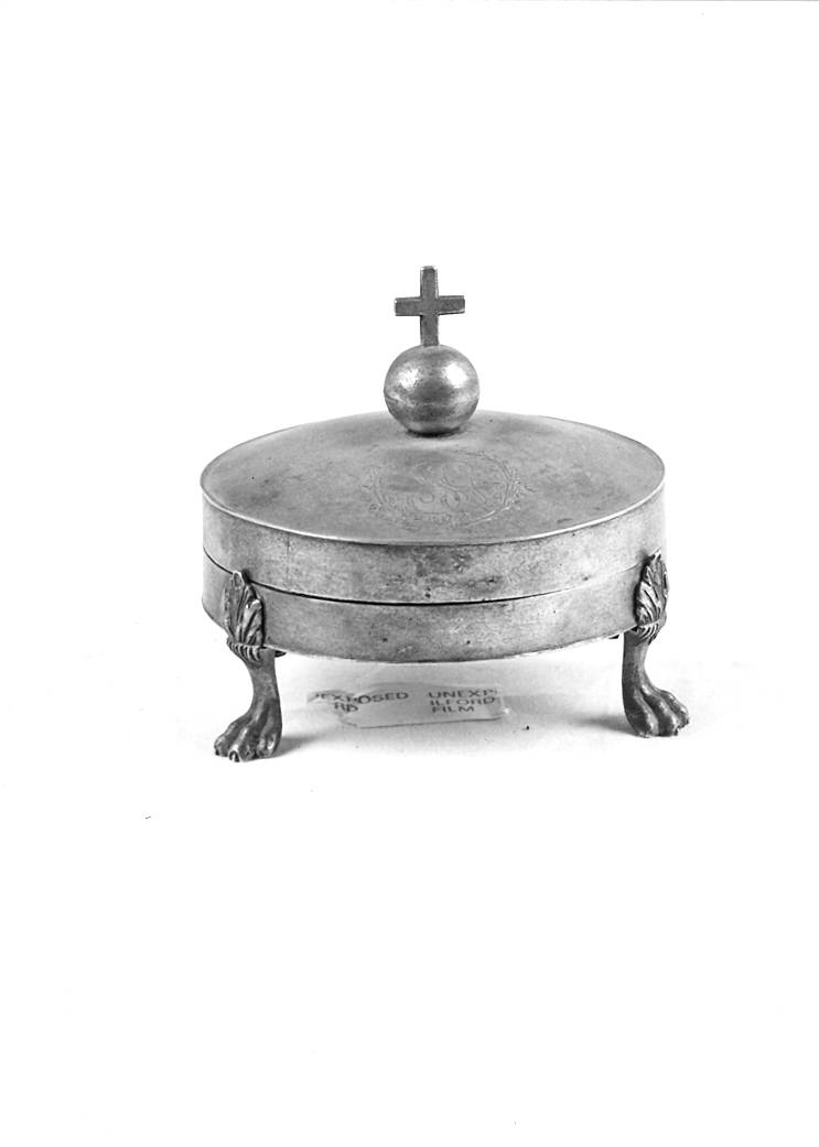 scatola per ostie - bottega marchigiana (sec. XIX)