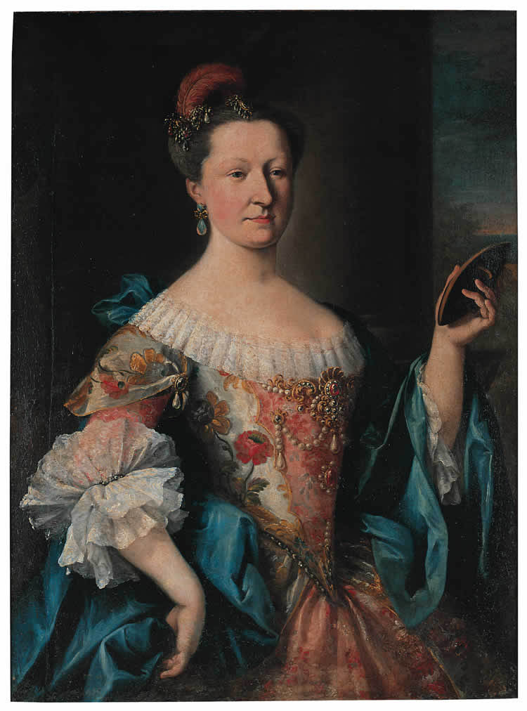 ritratto della Contessa Silvia Coccapani Marcolini (dipinto) di Magini Carlo (sec. XVIII)