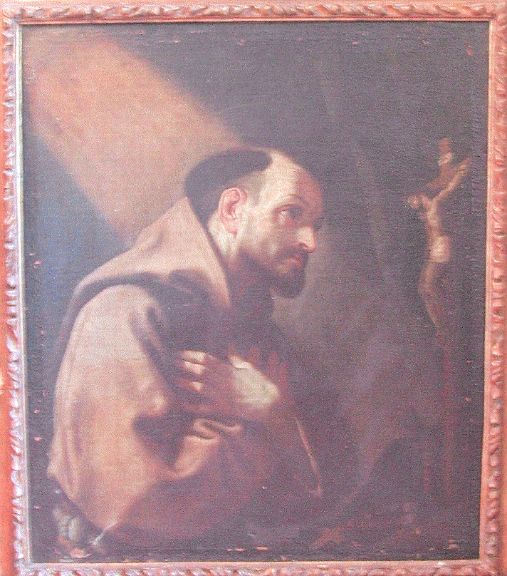Santo monaco (dipinto) di Gessi Giovan Francesco (sec. XVII)