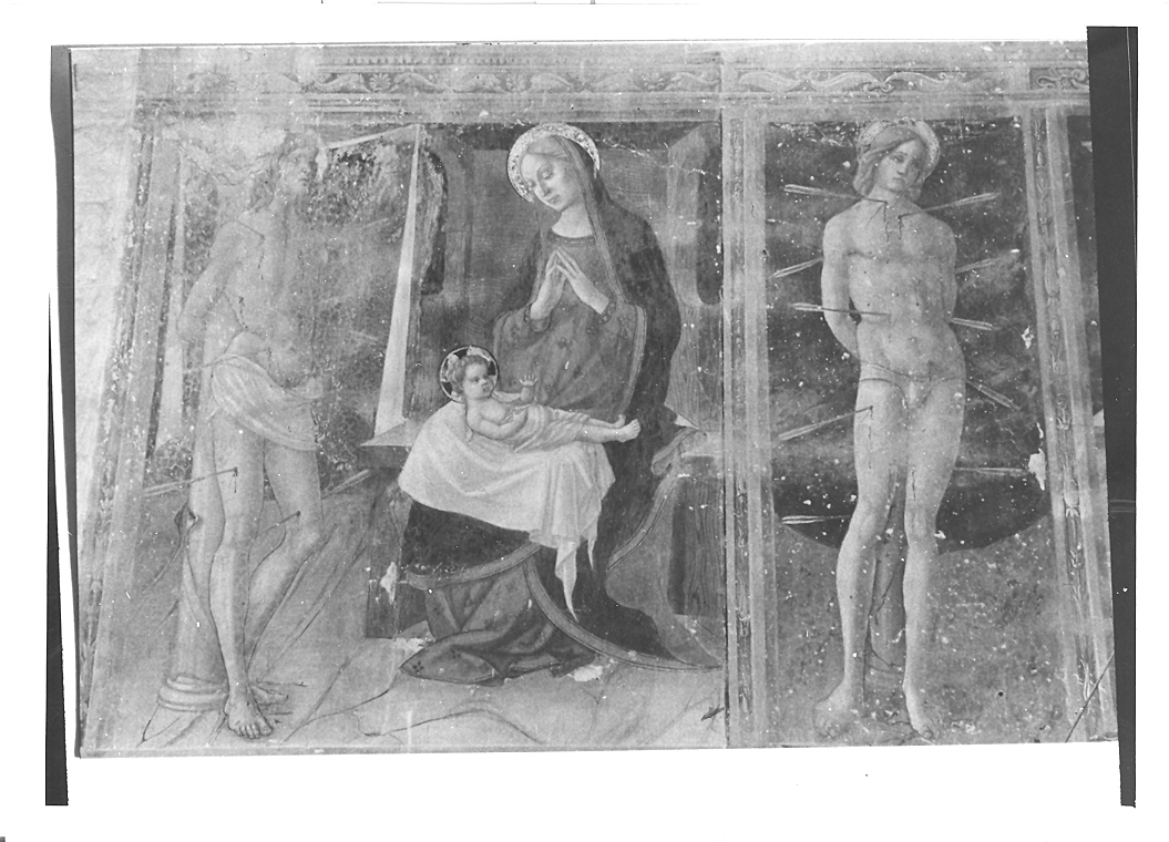 Madonna con Bambino e Santi (dipinto, ciclo) di Lorenzo di Alessandro (sec. IV)