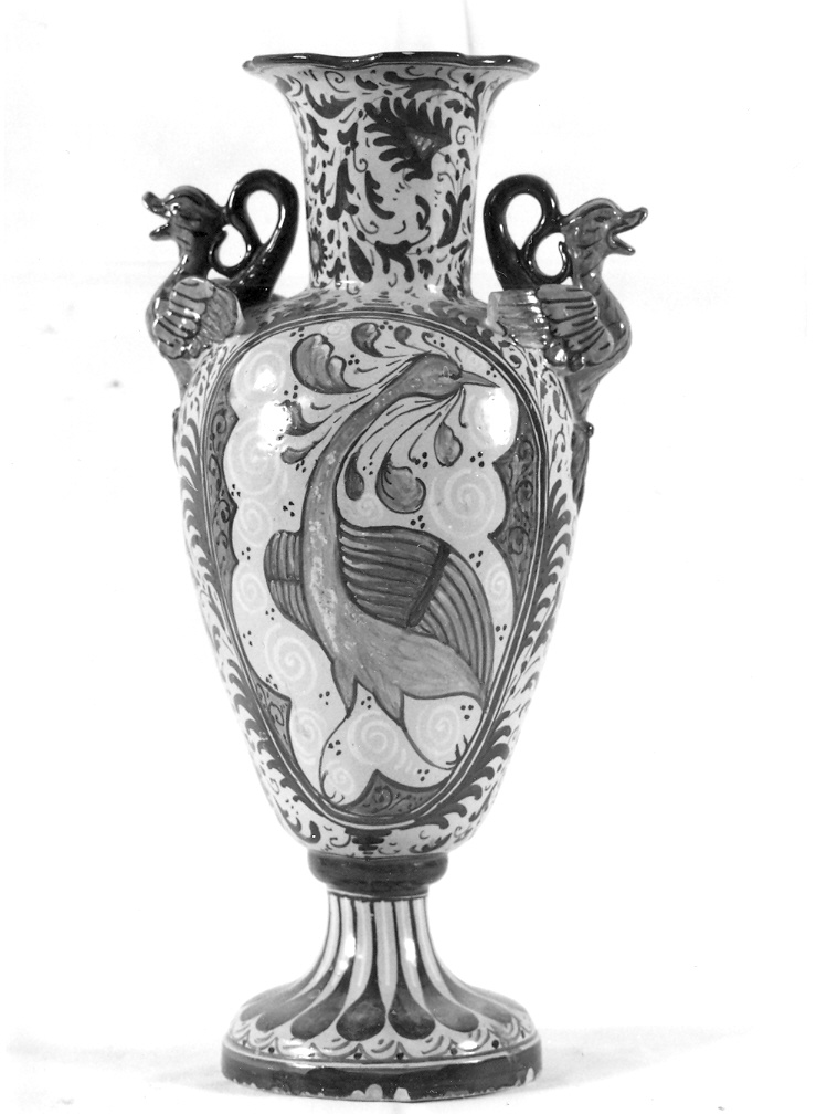 cigno (vaso) - manifattura di Casteldurante (sec. XX)