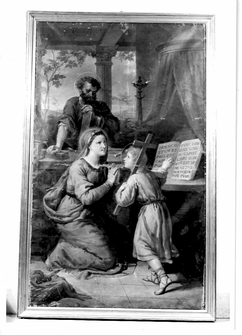 Sacra Famiglia (dipinto) di Fontana Luigi (sec. XIX)