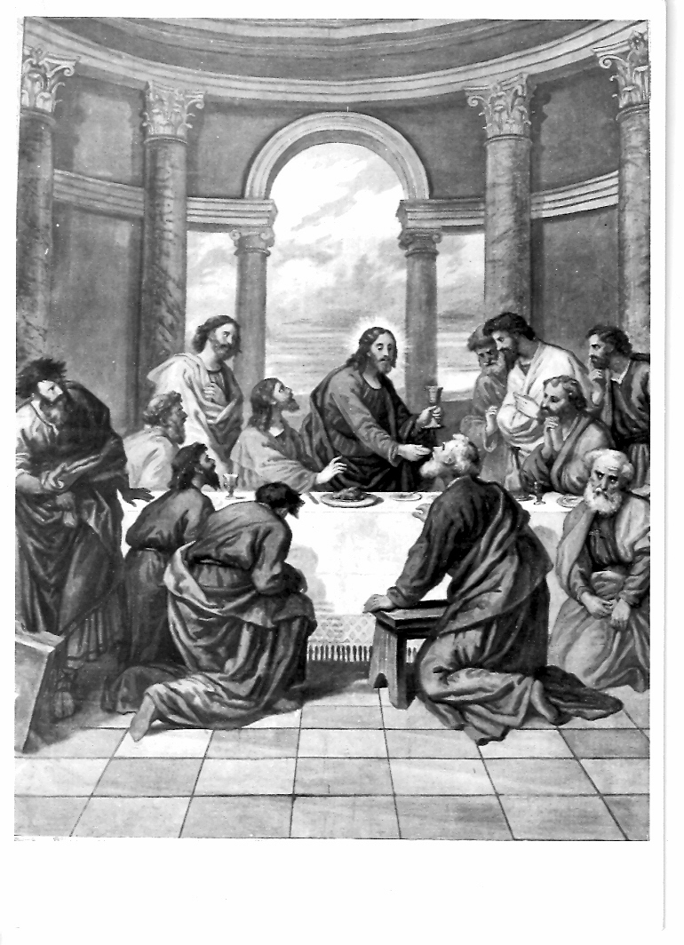 ultima cena (dipinto) di Fontana Luigi (sec. XIX)
