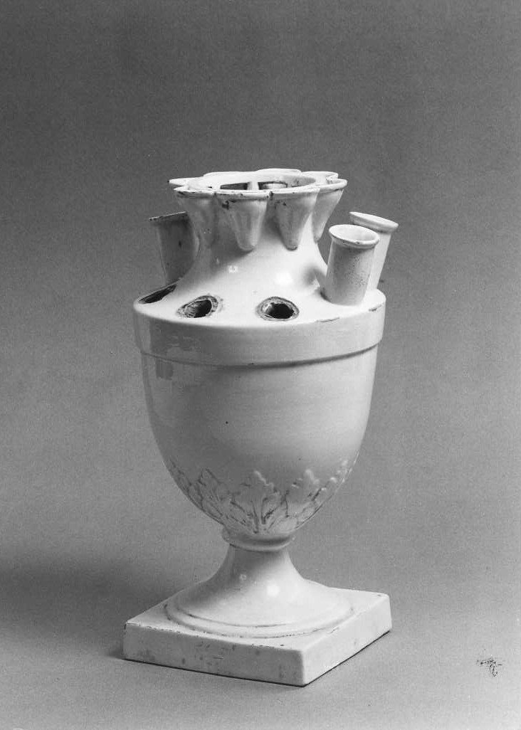 vaso da fiori - manifattura bassanese (fine/inizio secc. XVIII/ XIX)