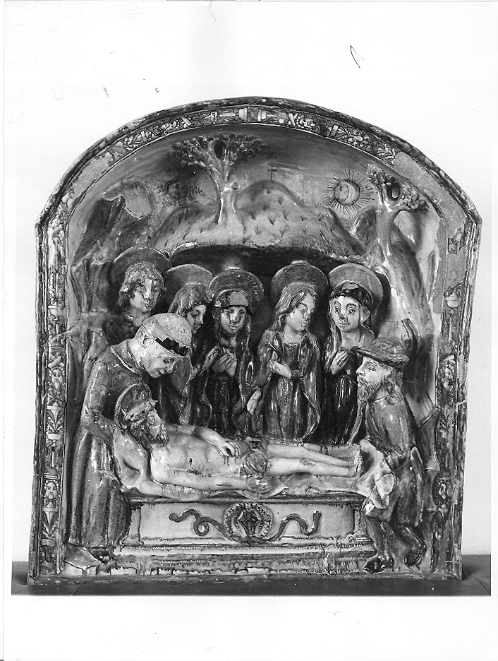deposizione (altarolo portatile) - bottega marchigiana (fine/inizio secc. XV/ XVI)