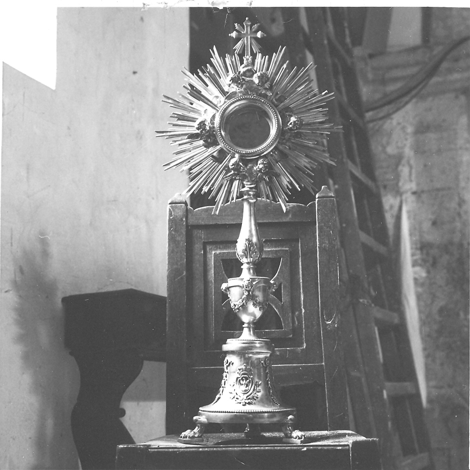 ostensorio - bottega romana (sec. XIX)