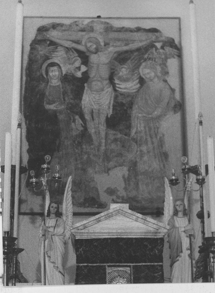 crocifissione (dipinto) di Cola di Pietro da Camerino (attribuito) (sec. XV)