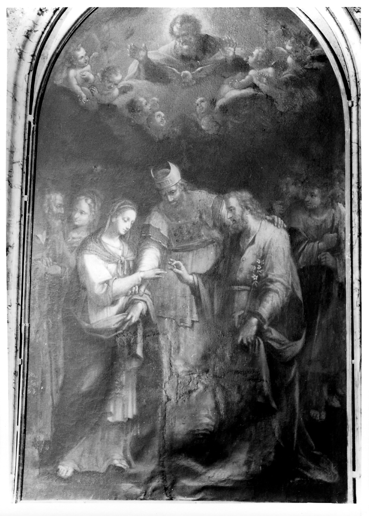 Sposalizio di Maria Vergine (dipinto) - ambito marchigiano (fine sec. XVIII)