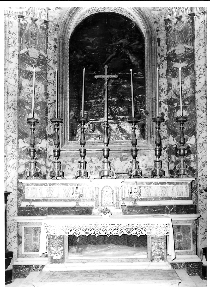 altare maggiore, insieme - bottega italiana (fine sec. XVIII)