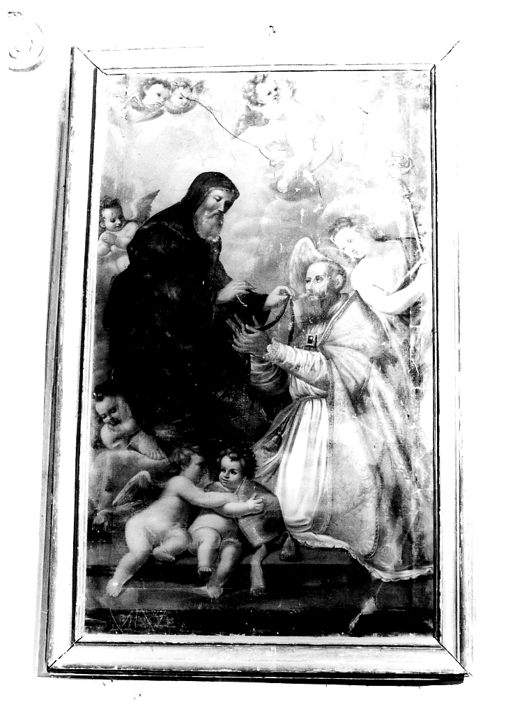 Santo vescovo (dipinto) - ambito italiano (sec. XVIII)
