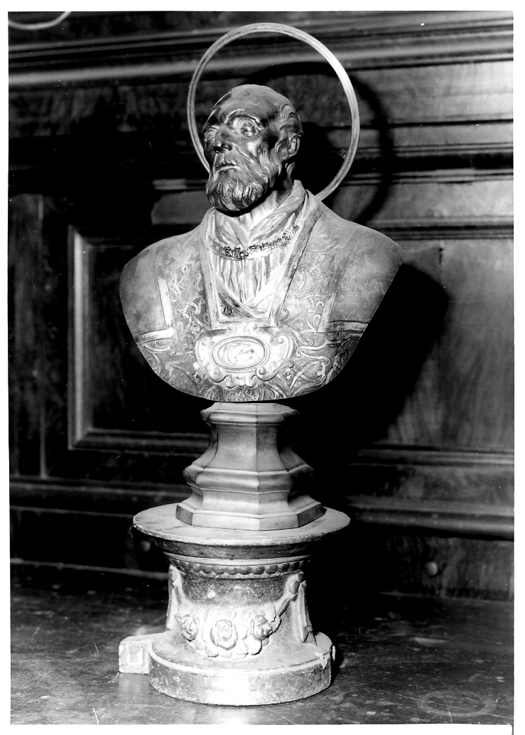 Santo (reliquiario - a busto) - bottega romana (primo quarto sec. XVIII)