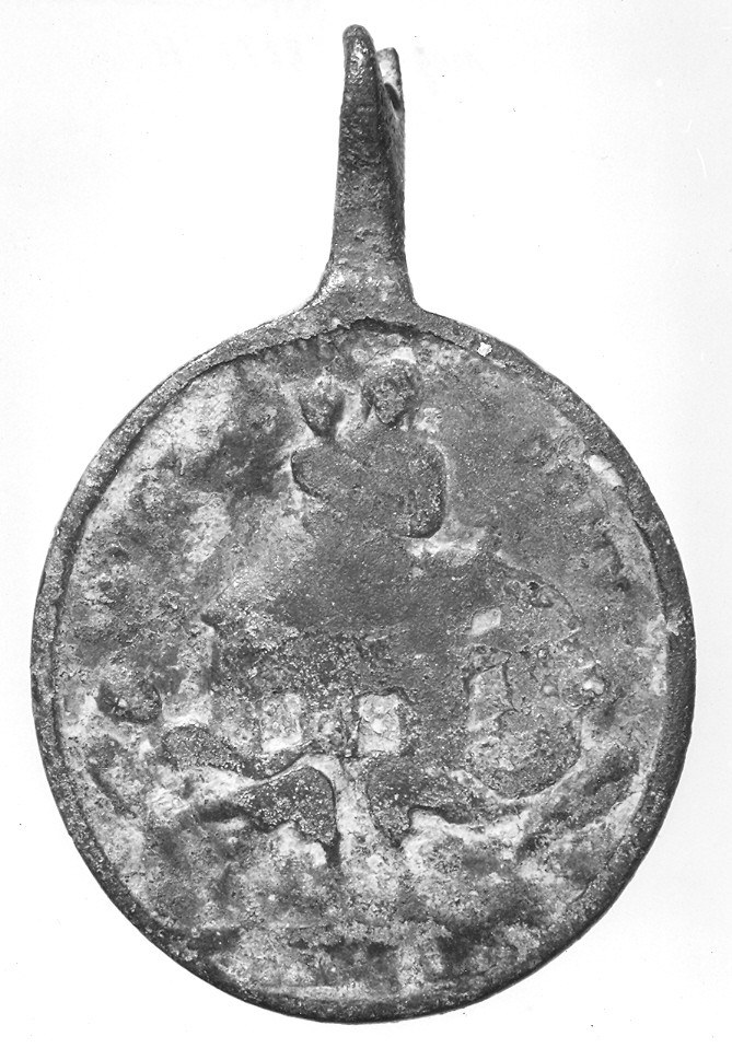 trasporto della Santa Casa a Loreto; Sacra Famiglia (medaglia) - produzione marchigiana (sec. XVIII)
