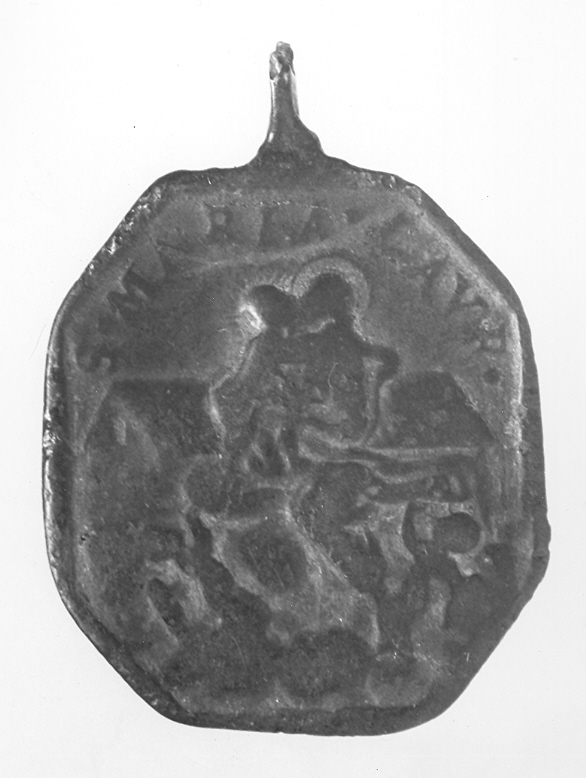 trasporto della Santa Casa a Loreto; Sacra Famiglia (medaglia) - produzione marchigiana (sec. XVIII)