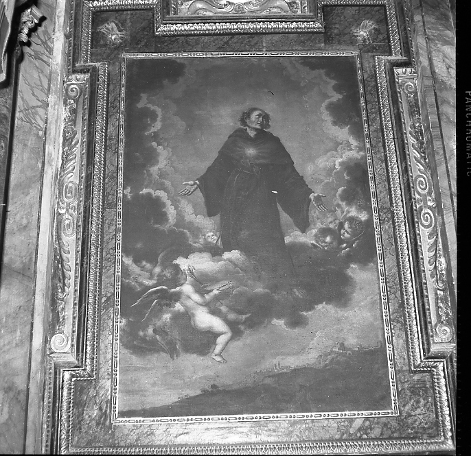 San Nicola da Tolentino (dipinto) di Rosa Salvator (sec. XVII)