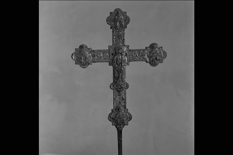 croce processionale - bottega marchigiana (metà sec. XIV)