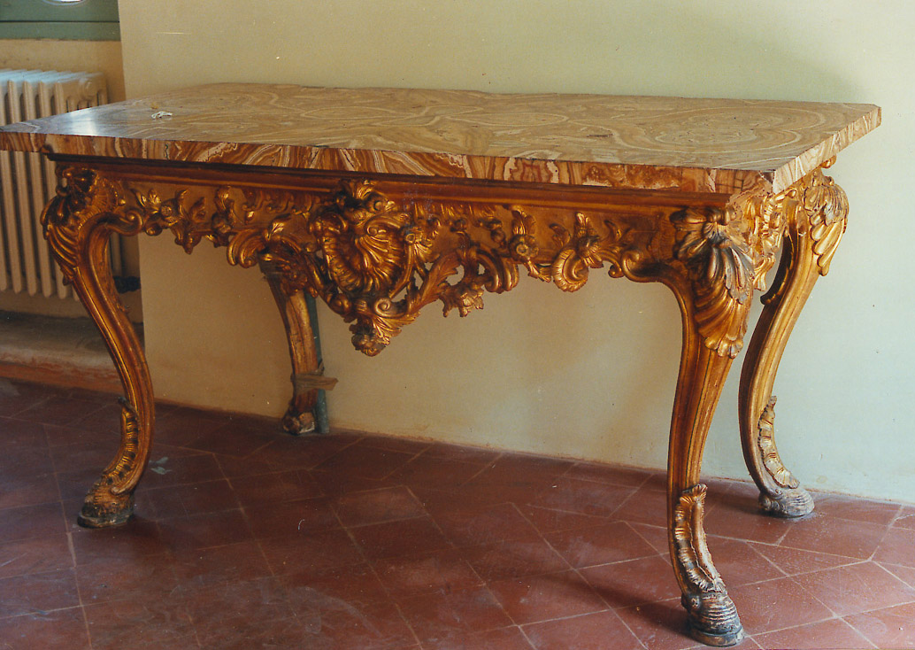 tavolo da muro - bottega romana (seconda metà sec. XVIII)