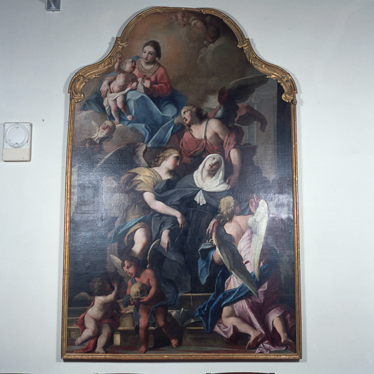 estasi di Santa Margherita da Cortona (dipinto) di Balestra Antonio (sec. XVIII)