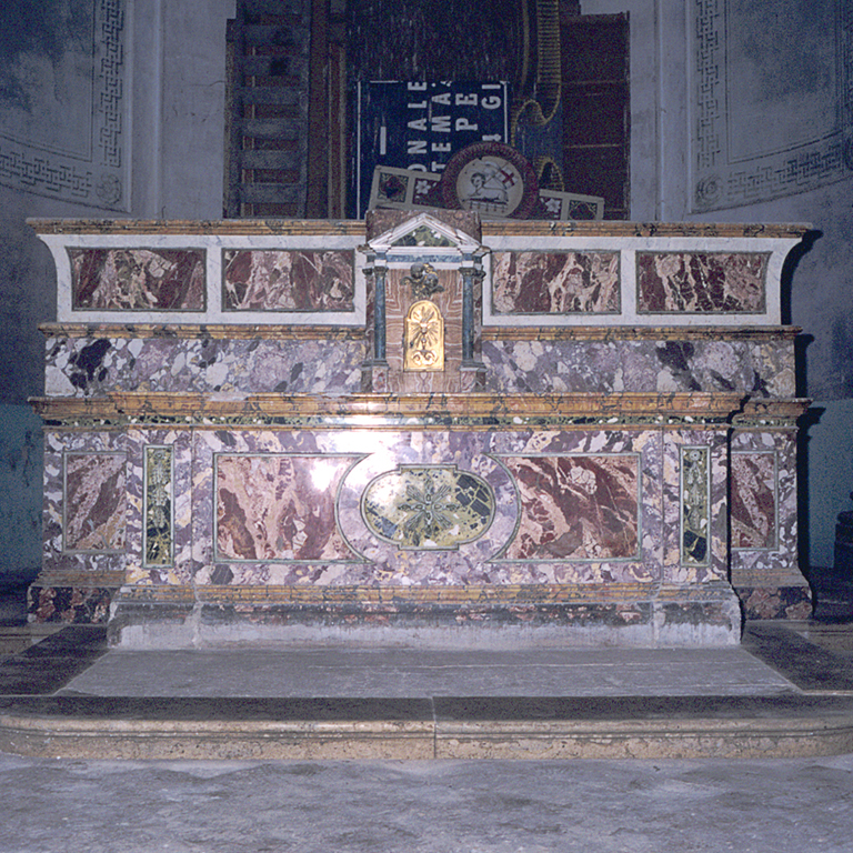 altare - bottega marchigiana (secc. XVIII/ XIX)