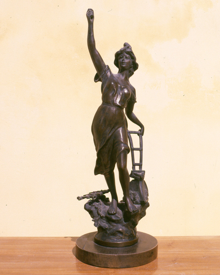 figura femminile allegorica (statua) - ambito marchigiano (fine/inizio secc. XIX/ XX)