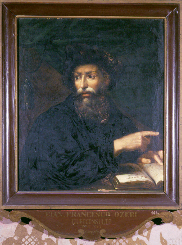 ritratto di Gian Francesco Ozeri (dipinto) - ambito marchigiano (seconda metà sec. XIX)