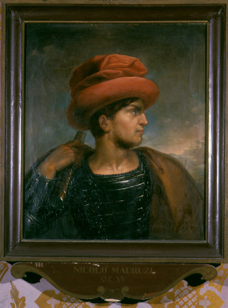 ritratto di Nicolò Mauruzi (dipinto) - ambito marchigiano (seconda metà sec. XIX)