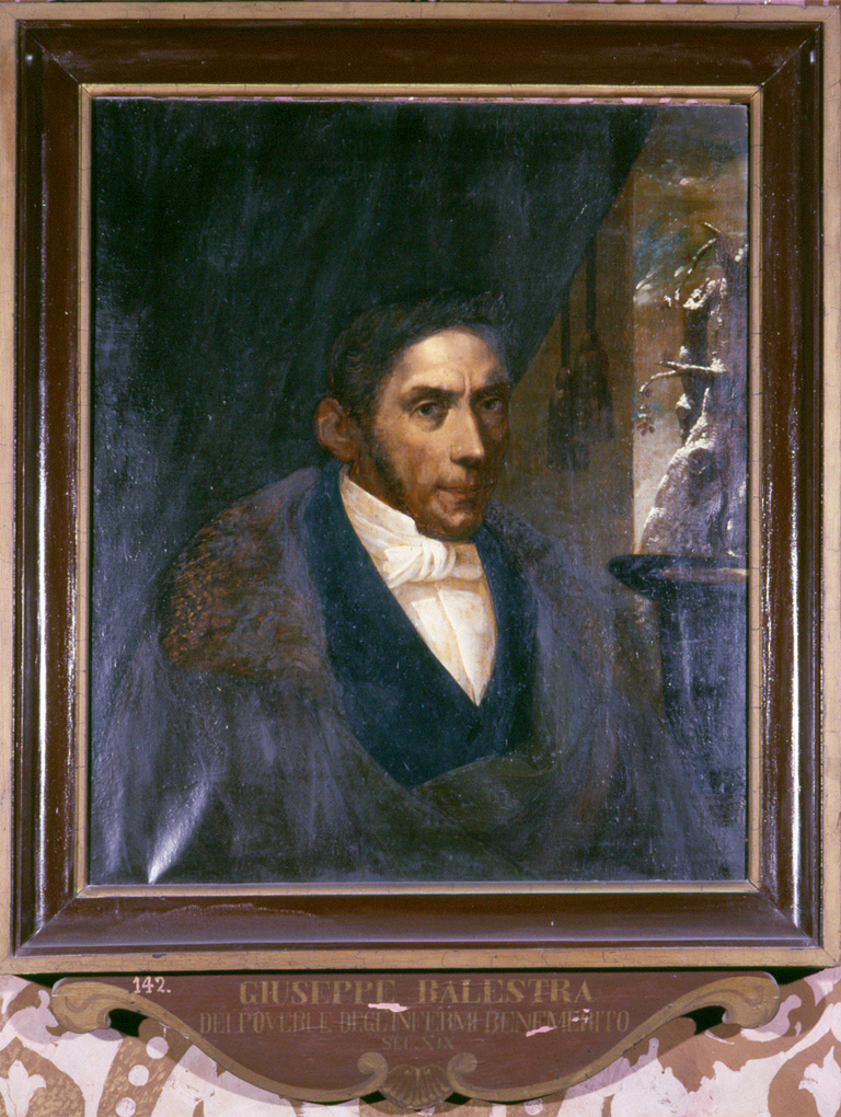 ritratto di Giuseppe Balestra (dipinto) - ambito marchigiano (prima metà sec. XX)