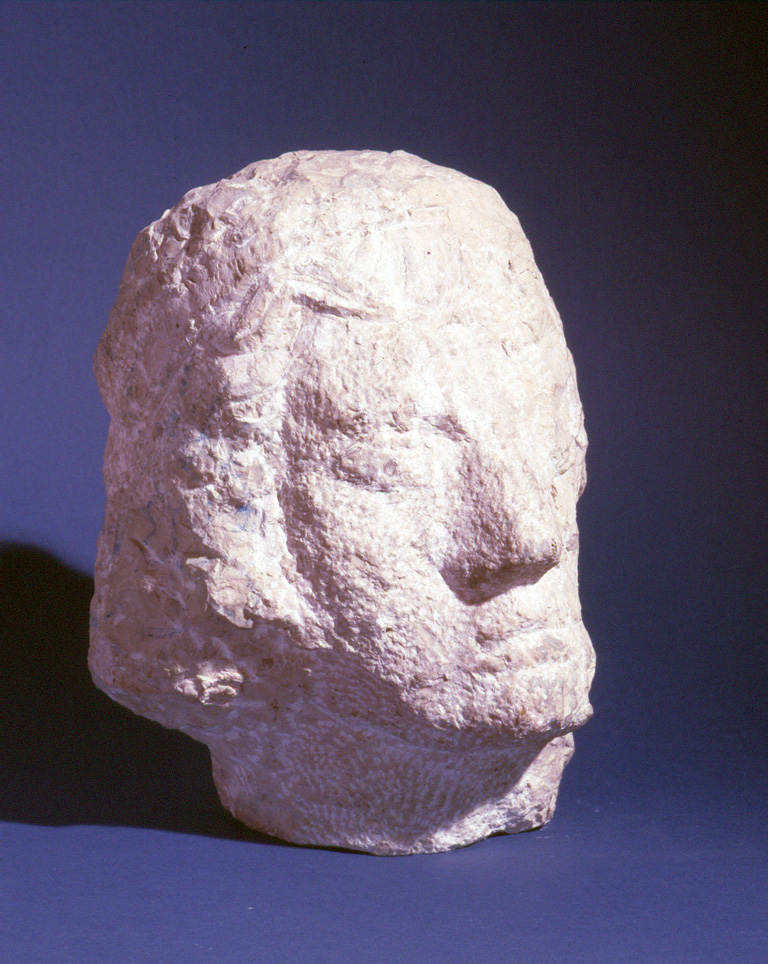 testa d'uomo (scultura) - bottega marchigiana (prima metà sec. XX)